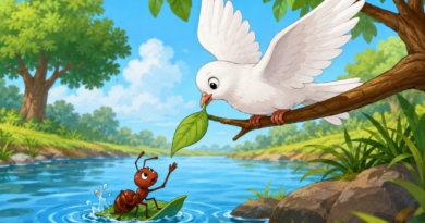 Ant and the dove story