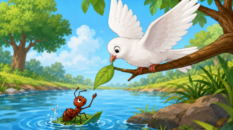 Ant and the dove story