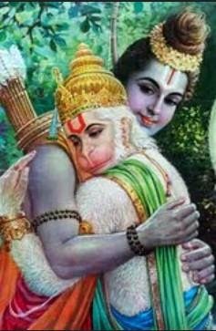 Hanuman and Ram