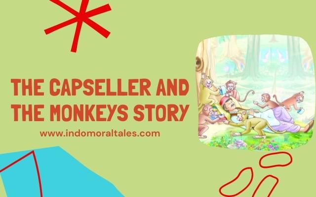 Cap seller and monkey story in english with pictures