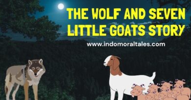 Wolf and seven little goats story