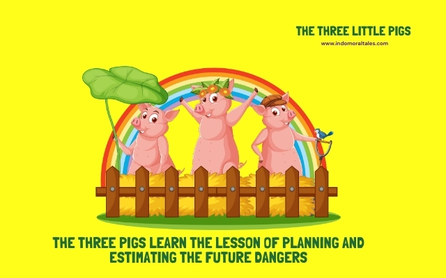 Image showing moral of the three little pigs story